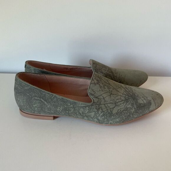 Camper Shoes - Camper Twins Shoes Green Flats Loafers Slip On Casual Womens Size 37 (US 7)